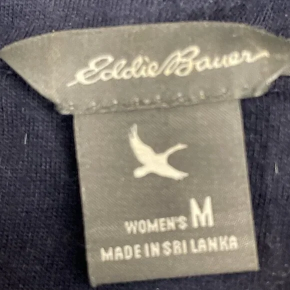 Eddie Bauer Hooded Flannel Shirt Jacket Women’s M Plaid Lined Outdoors Hike Work - Picture 6 of 12